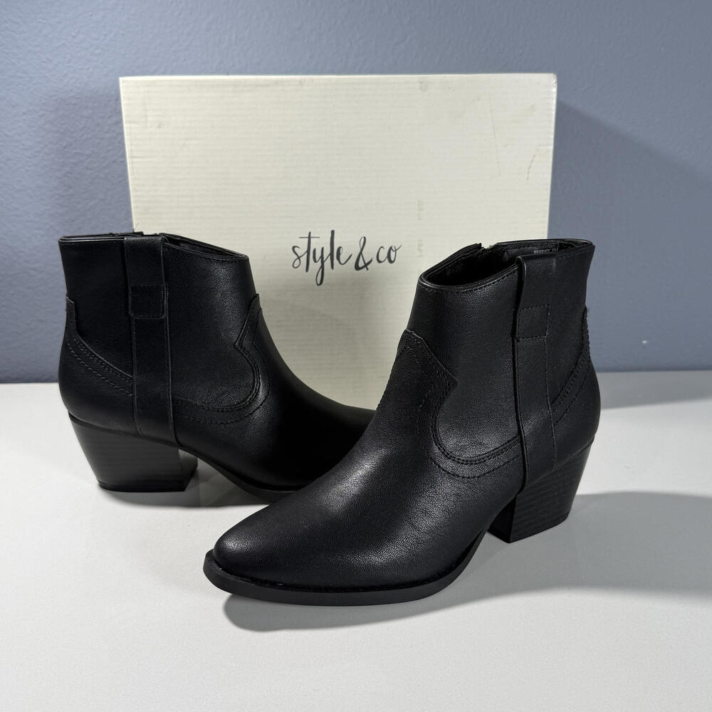 Style & Co Black Women's‎ Ankle Boots